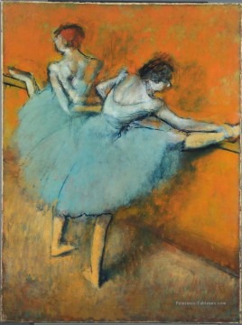 Danseurs au Barre Edgar Degas Peinture à l'huile